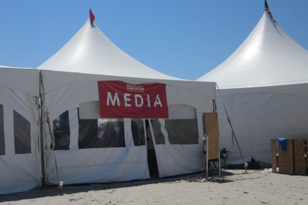 Thunder over the Boardwalk Atlantic City Airshow Media tent