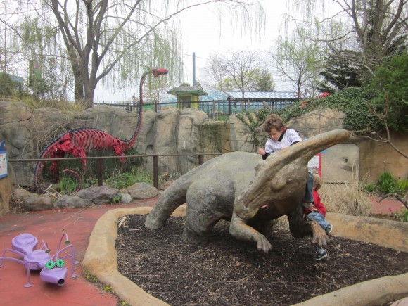 Dinosaurs may be extinct, but our Garden doesn't have to. |Photo Credit Jersey Family Fun