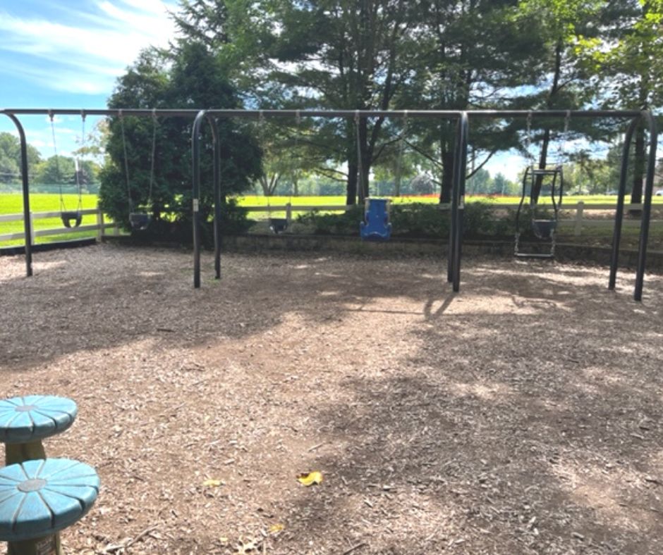 James G. Atkinson Memorial Park Playground in Sewell NJ - younger kids swings