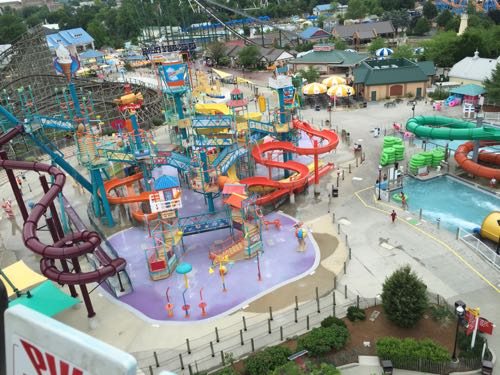 Aerial view of the Boardwalk