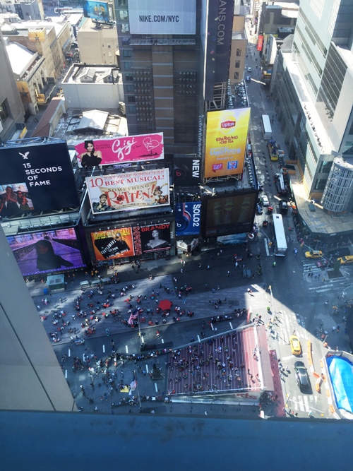 Double Tree Suites Times Square Suite View from Room