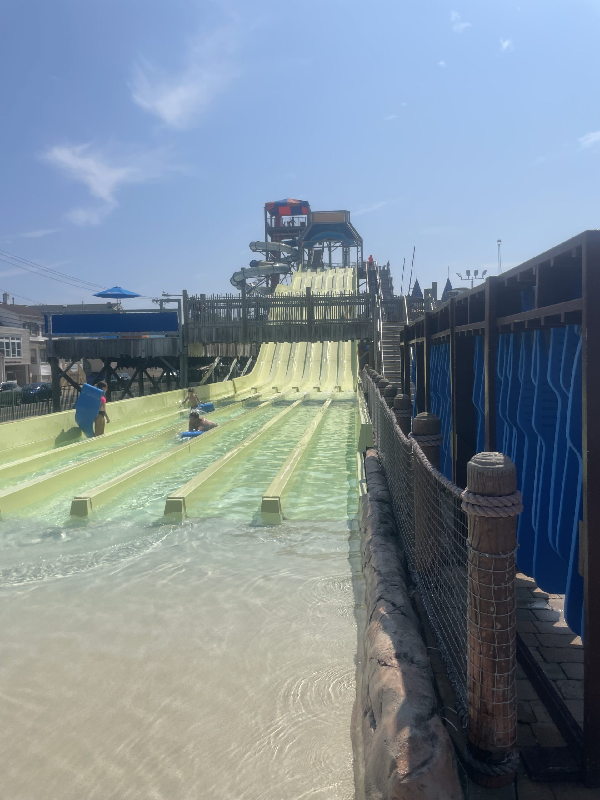 End pool for Patriot's Plunge at Breakwater Beach waterpark in Seaside Heights NJ