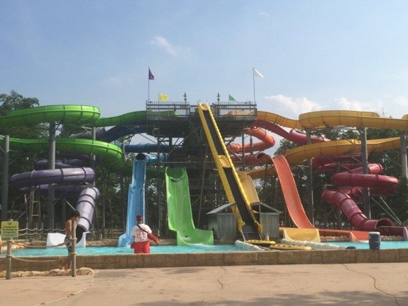 Hurricane Harbor water slide 2