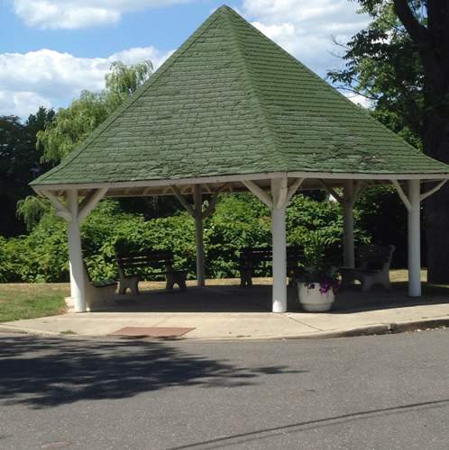 railroad plaza gazebo