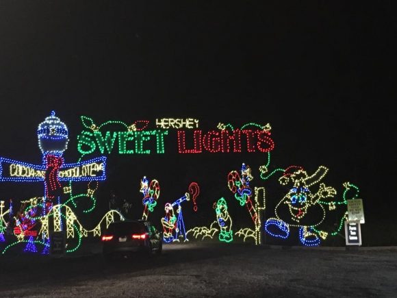 Hershey Sweet Lights entrance arch