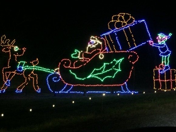Hershey Sweet Lights Santa's sleigh