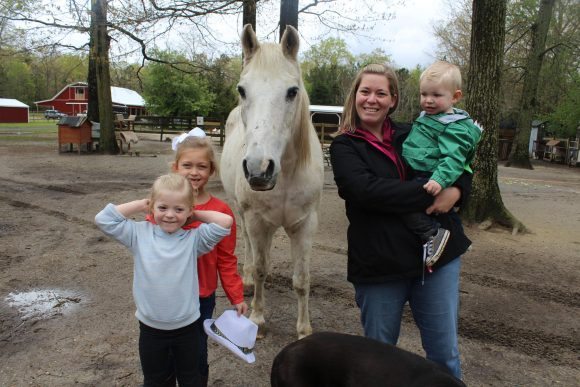 family picture at Funny Farm Animal Rescue in Mays Landing New Jersey