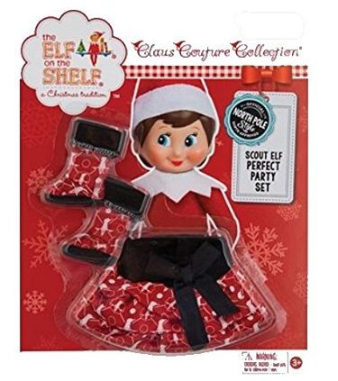 Elf on the shelf outfits Claus Couture Collection Elf On The Shelf Skirt Boot Set Scout Perfect Party Set