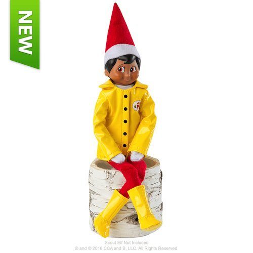 Elf on the Shelf outfits Elf on the Shelf Claus Couture Caroling in the Raincoat