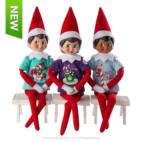 Elf on the Shelf outfits Elf on the Shelf Claus Couture Sweet Tees Multipack