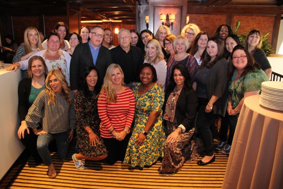 Beauty and the Beast group picture with Alan Menken and Bill Condon