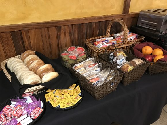 Continental Breakfast at the Winwood Inn & Condos in Windham, New York