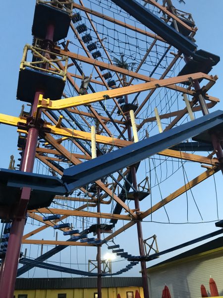 Ropes Course at Diggerland USA in Berlin New Jersey
