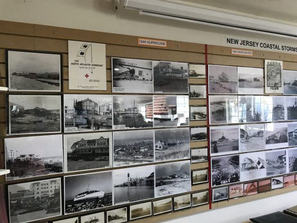 New Jersey coastal storms exhibit at the New Jersey Maritime Museum in Beach Haven New Jersey