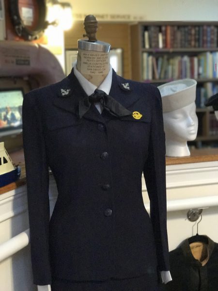 Coast Guard uniforms on display at the New Jersey Maritime Museum in Beach Haven New Jersey
