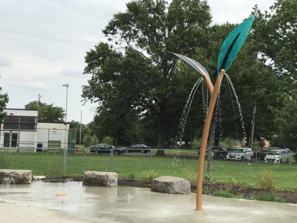 sprayground at Von Nieda Park in Camden New Jersey - Camden County Parks Playgrounds