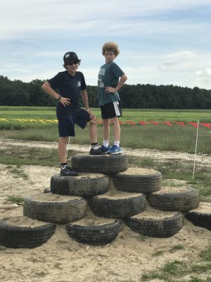 Sahl's Father Son Farm Tire Pyramid