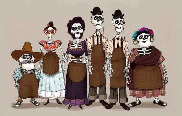 Disney Pixar Coco Skeletons