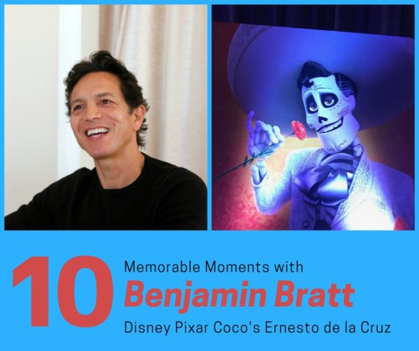 10 Memorable Moments with Benjamin Bratt, Disney Pixar Coco's Ernesto de la Cruz #PixarCocoEvent