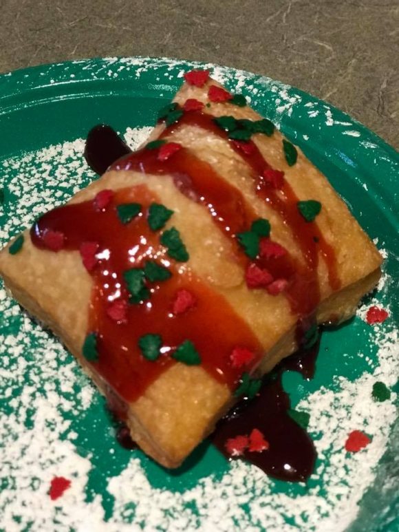 Enjoy a dessert at the Six Flags Great Adventure Holiday in the Park