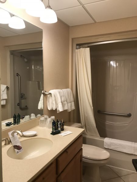 Master Bath in Woodloch Pines Edgewater Suite at Springbrook at Woodloch Resort