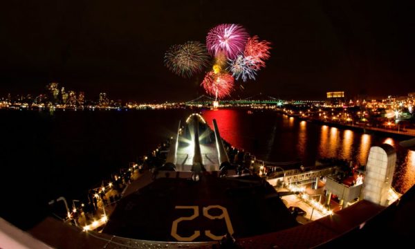 Battleship New Jersey Fireworks 2013