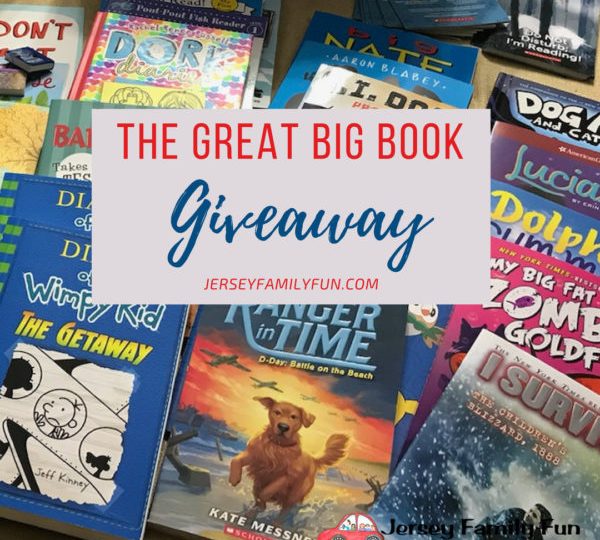 Jersey Family Fun encourages reading with the The great big book giveaway