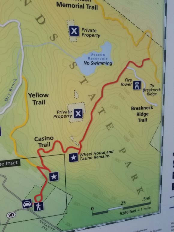 Hiking the Casino Trail in Beacon, New York