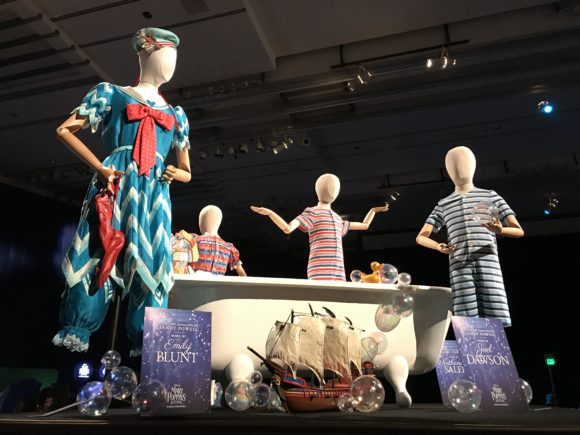 Mary Poppins Returns costumes from the bathroom scene, designed by Sandy Powell.