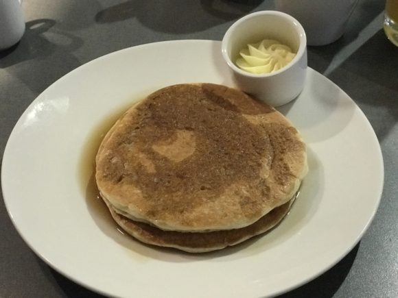 Gluten-free pancakes at the Hershey Grill at the Hershey Lodge