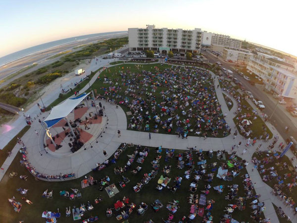 ildwood Crest Summer Concerts at Centennial Park Aerial View