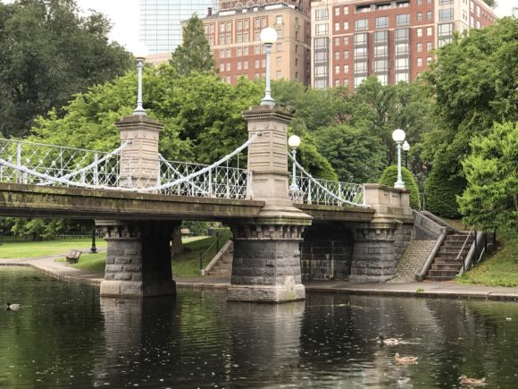 Bridge in Boston Public Gardens