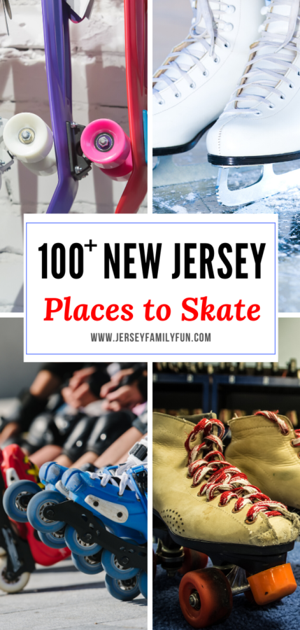 Collage of 100+ places to skate in New Jersey