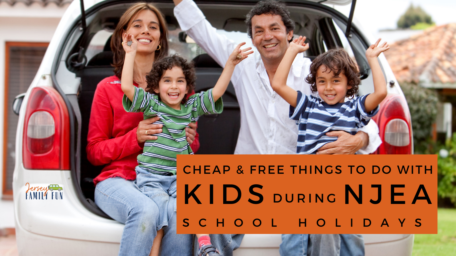 Cheap and Free Things to do with your kids during NJEA School Holidays Image for (Twitter Post)