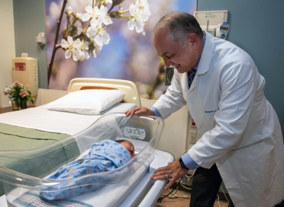 newborn with Dr. DiJoseph at Inspira Medical Center Mullica Hill