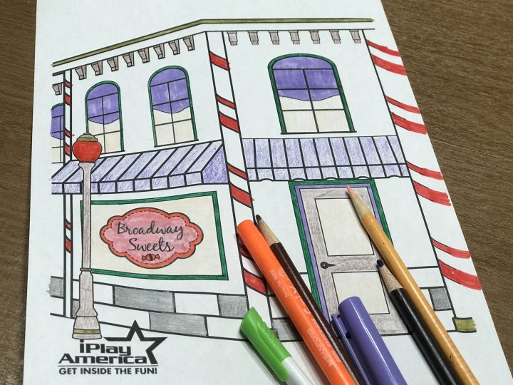 colored in Iplay America Coloring Pages Candy Store