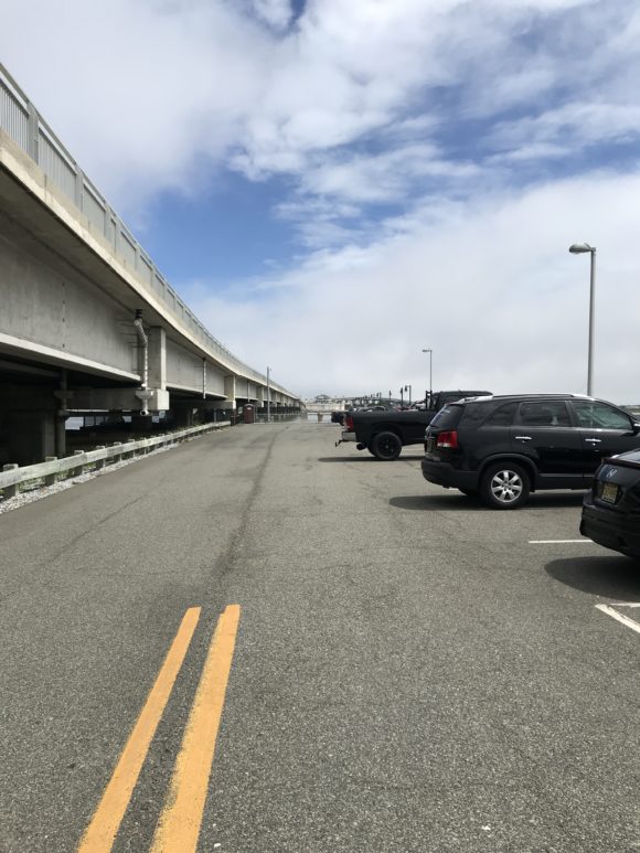 Park at one of the fishing piers to walk across the Ocean City Bridge.