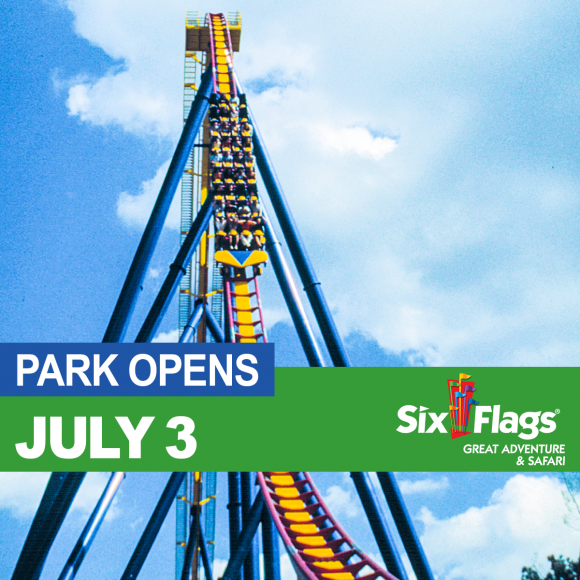 Six Flags Great Adventure Reopens July 3, 2020