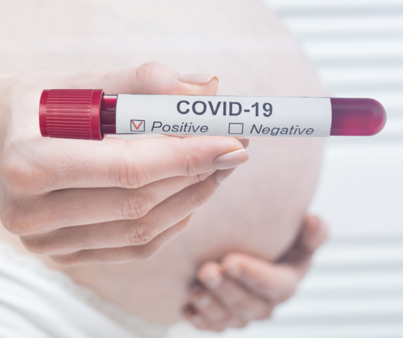 pregnant with covid a pregnant woman takes a coronavirus covid 19 test