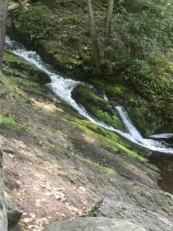 Tillman falls, a waterfall hike at Stokes State Forest