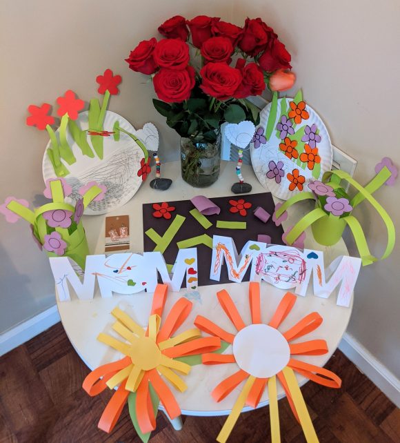 mother's day crafts made at NJ libraries