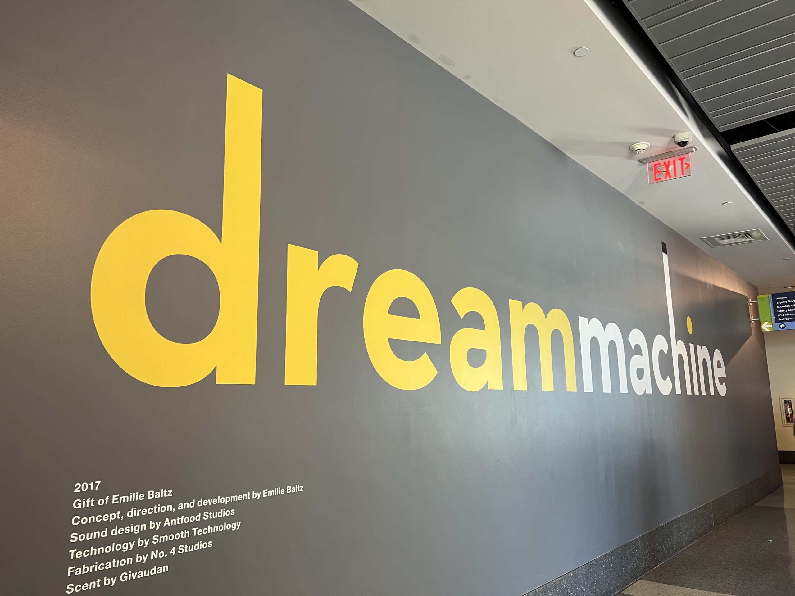 Dream Machine at Liberty Science Center wall mural