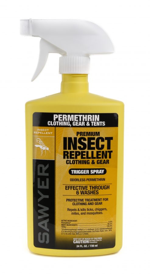 Sawyer Premium Permethrin Clothing Insect Repellent protects hiking gear for kids, tweens, teens, and adults.