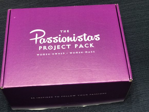 Passionistas Project Pack outside of the box