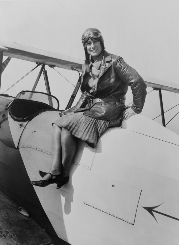 Marvel Crosson 1904-1929 held the altitude record for women aviators when she died in an August 19 1929 crash during the National Women's Air Derby. Photo Credit The Everett Collection