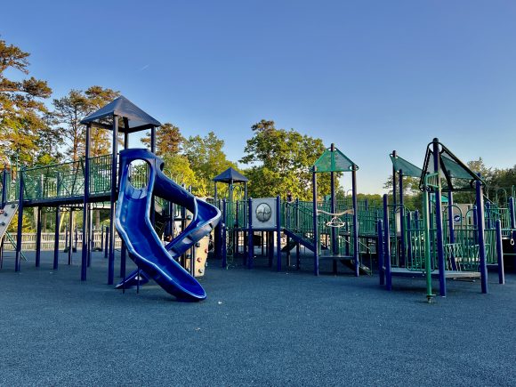 Horizontal Picture Imagination Station Playground with slides and climbing structures in Galloway NJ