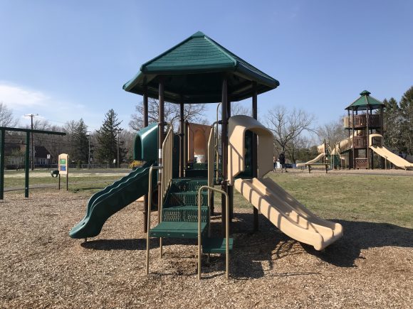 Horizonal picture Bass River Township Park Playground in New Gretna NJ 