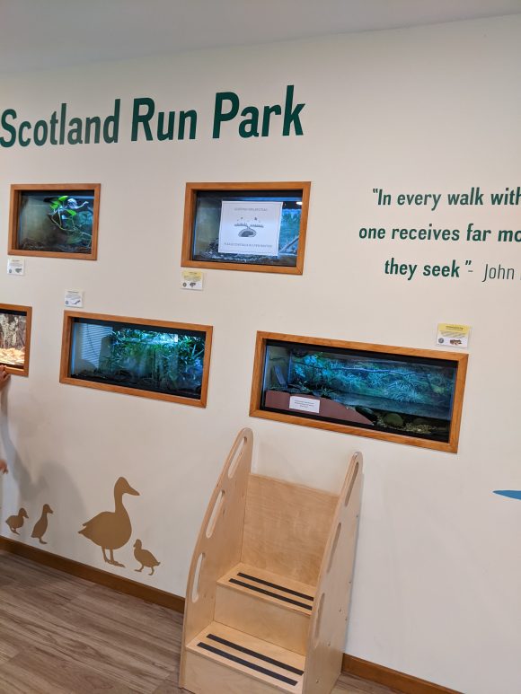 Scotland Run Park Nature Center in Clayton