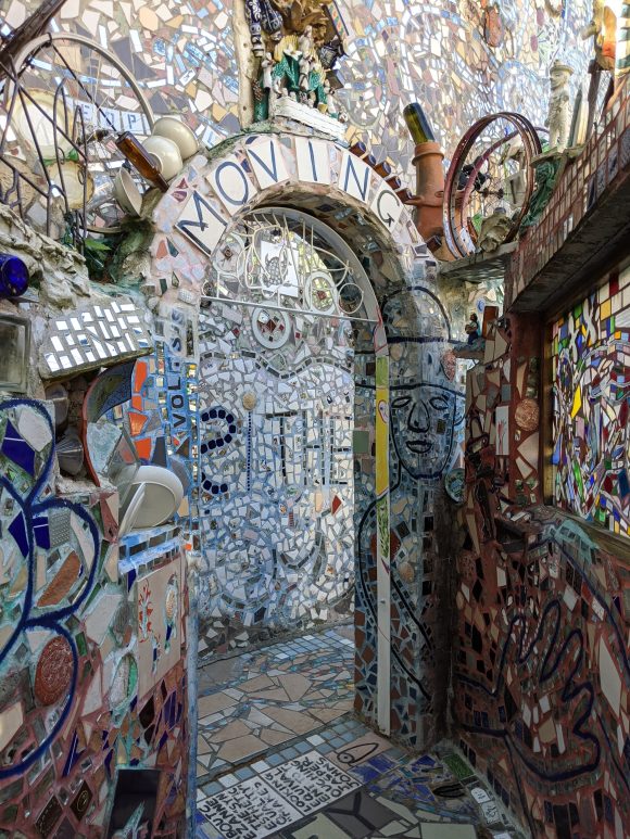 Tiled archway at Magic Gardens in Philly