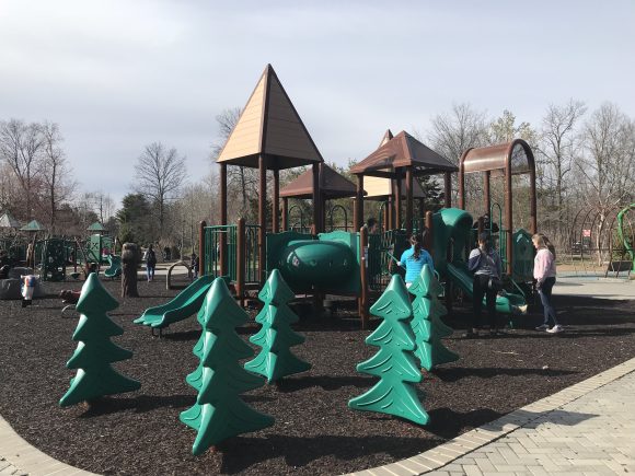 A forest of Preschool playground at Van Saun County Park in Paramus NJ